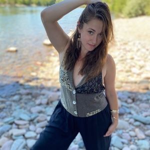 Vintage Palazzo Jumpsuit